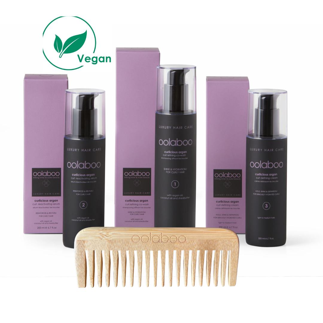 Stap voor stap naar gezonde, veerkrachtige krullen met Oolaboo Curlicious Curl